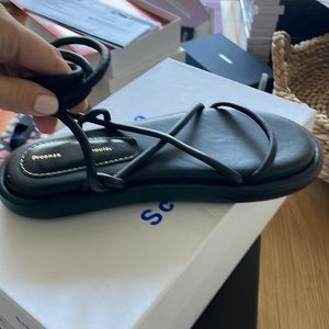 New in box Proenza Schouler Doris Pepe Black